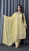Indian Silk Full Body Embroidered 3pes - Image 2