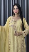 Indian Silk Full Body Embroidered 3pes - Image 6