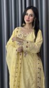 Indian Silk Full Body Embroidered 3pes - Image 8