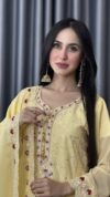 Indian Silk Full Body Embroidered 3pes - Image 9