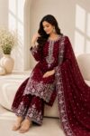 ✨ Premium Festive Collection: Elegant Deep Maroon ✨